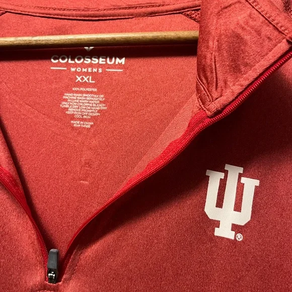 Indiana University IU Women’s Quarterzip, Size Women’s XXL 2XL - Picture 2 of 5